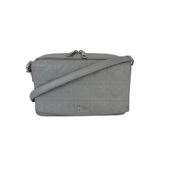 Christian Dior Lambskin Cannage Stardust Small Camera Crossbody Bag - Picture 1 of 16